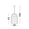 Lampa wisząca PALMAR LE42954 Luces Exclusivas