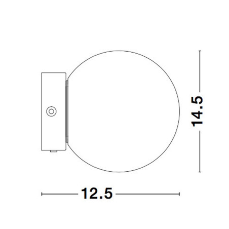 Lampa ścienna UBEDA LE42966 Luces Exclusivas