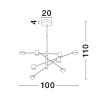Lampa wisząca ABEL LE43205 Luces Exclusivas