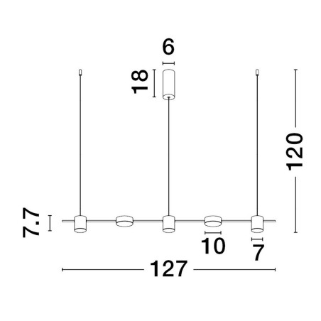 Lampa wisząca ABEL LE43206 Luces Exclusivas