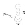 Lampa stołowa ADAN LE43216 Luces Exclusivas