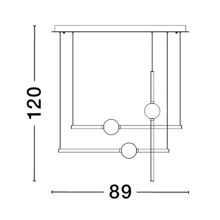 Lampa wisząca AGIL LE43218 Luces Exclusivas