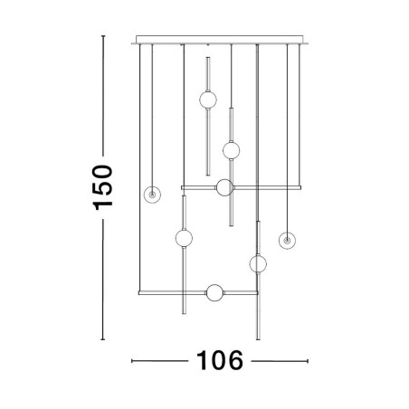 Lampa wisząca AGIL LE43219 Luces Exclusivas