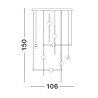 Lampa wisząca AGIL LE43219 Luces Exclusivas