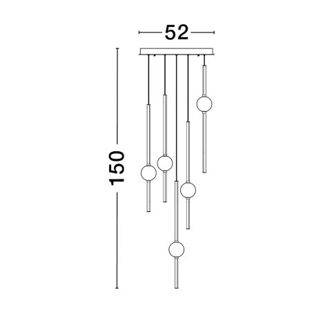 Lampa wisząca AGIL LE43221 Luces Exclusivas