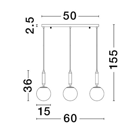 Lampa wisząca AGRO LE43225 Luces Exclusivas