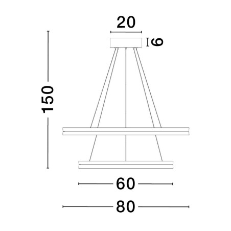 Lampa wisząca BANE LE43226 Luces Exclusivas
