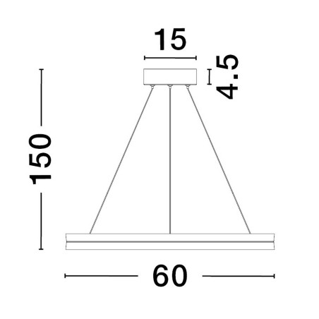 Lampa wisząca BANE LE43227 Luces Exclusivas