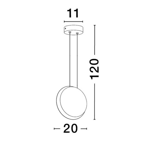 Lampa wisząca BACA LE43230 Luces Exclusivas