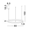 Lampa wisząca BARI LE43247 Luces Exclusivas
