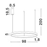 Lampa wisząca BARI LE43248 Luces Exclusivas