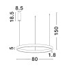 Lampa wisząca BARI LE43250 Luces Exclusivas