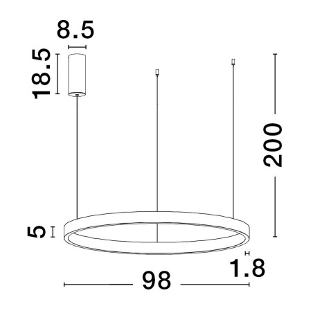 Lampa wisząca BARI LE43251 Luces Exclusivas