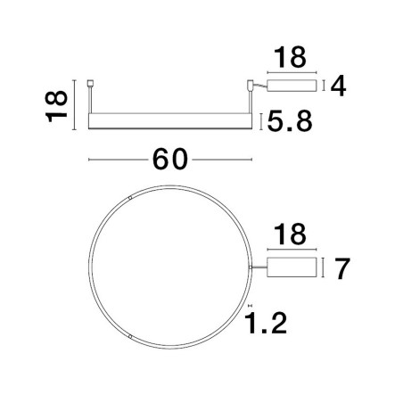Lampa wisząca JACA LE43265 Luces Exclusivas