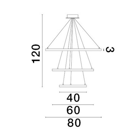 Lampa wisząca IRUN LE43301 Luces Exclusivas