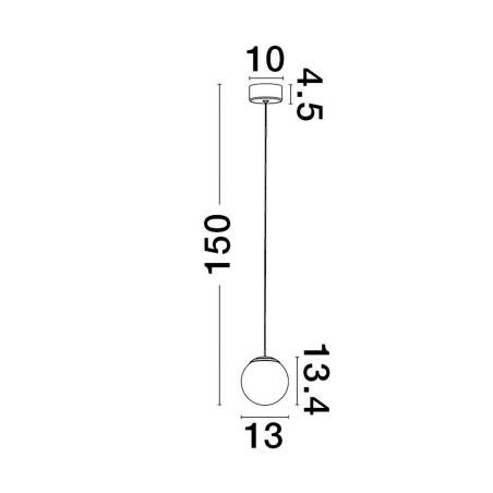 Lampa wisząca ABALA LE43311 Luces Exclusivas
