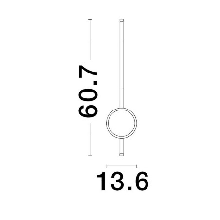 Lampa ścienna ABORE LE43313 Luces Exclusivas