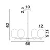 Lampa wisząca BADESI LE43351 Luces Exclusivas