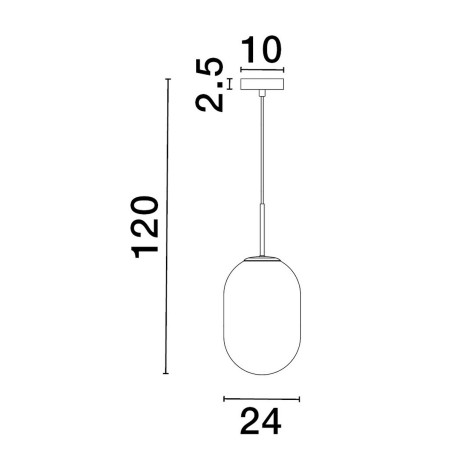 Lampa wisząca ACUYO LE43355 Luces Exclusivas