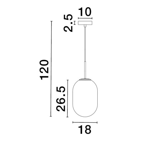 Lampa wisząca ACUYO LE43356 Luces Exclusivas