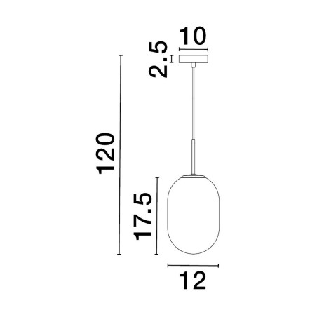 Lampa wisząca ACUYO LE43357 Luces Exclusivas