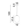 Lampa wisząca ACUYO LE43357 Luces Exclusivas