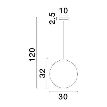 Lampa wisząca ADELA LE43362 Luces Exclusivas
