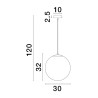 Lampa wisząca ADELA LE43362 Luces Exclusivas