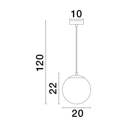 Lampa wisząca ADELA LE43363 Luces Exclusivas