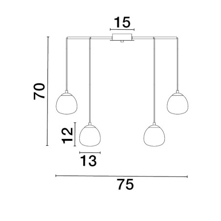 Lampa wisząca ADOBE LE43364 Luces Exclusivas