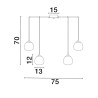 Lampa wisząca ADOBE LE43364 Luces Exclusivas