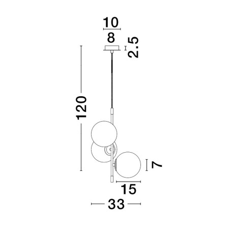 Lampa wisząca AEREO LE43367 Luces Exclusivas