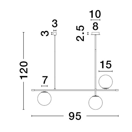 Lampa wisząca AEREO LE43368 Luces Exclusivas