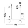 Lampa wisząca AEREO LE43368 Luces Exclusivas