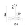 Lampa wisząca AEREO LE43370 Luces Exclusivas