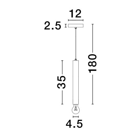 Lampa wisząca BAJAN LE43381 Luces Exclusivas