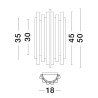 Lampa ścienna BAJHI LE43385 Luces Exclusivas
