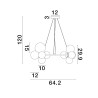 Lampa wisząca PARLA LE43387 Luces Exclusivas