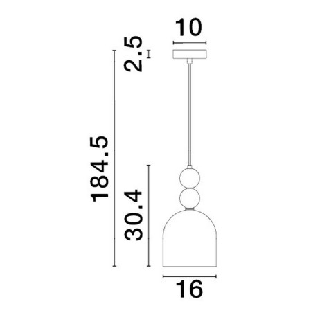 Lampa wisząca BALAM LE43396 Luces Exclusivas
