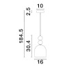 Lampa wisząca BALAM LE43396 Luces Exclusivas