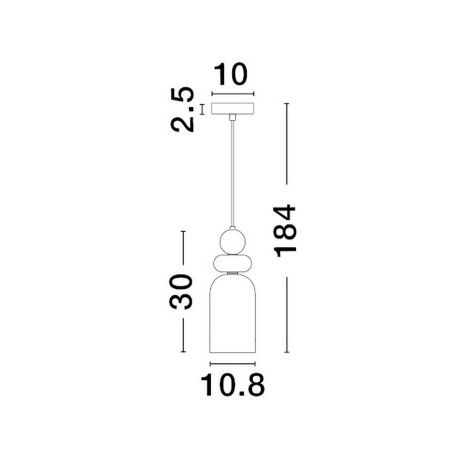 Lampa wisząca BALAM LE43398 Luces Exclusivas