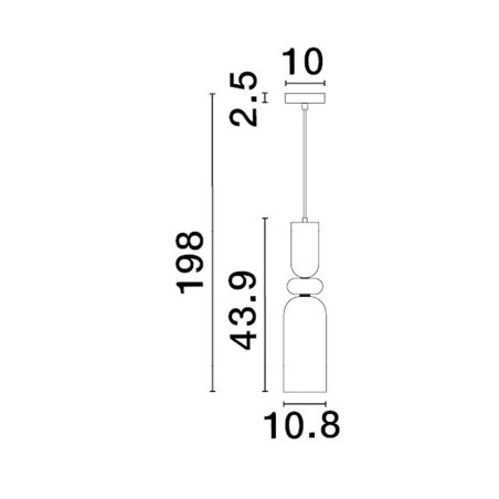 Lampa wisząca BALAM LE43399 Luces Exclusivas