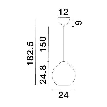 Lampa wisząca BALMI LE43410 Luces Exclusivas