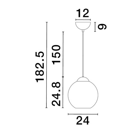 Lampa wisząca BALMI LE43411 Luces Exclusivas
