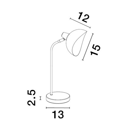 Lampa stołowa BANAC LE43426 Luces Exclusivas
