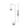 Lampa podłogowa FRESNILLO LE43443 Luces Exclusivas
