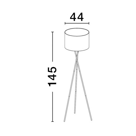 Lampa podłogowa ACACIA LE43446 Luces Exclusivas