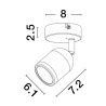 Lampa ścienna ACALAN LE43448 Luces Exclusivas