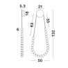 Lampa ścienna MOCA LE43468 Luces Exclusivas