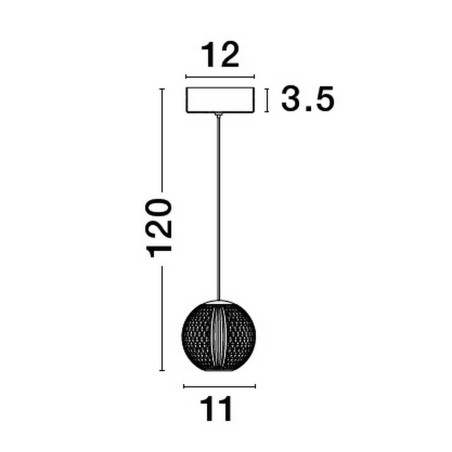 Lampa wisząca CANA LE43471 Luces Exclusivas